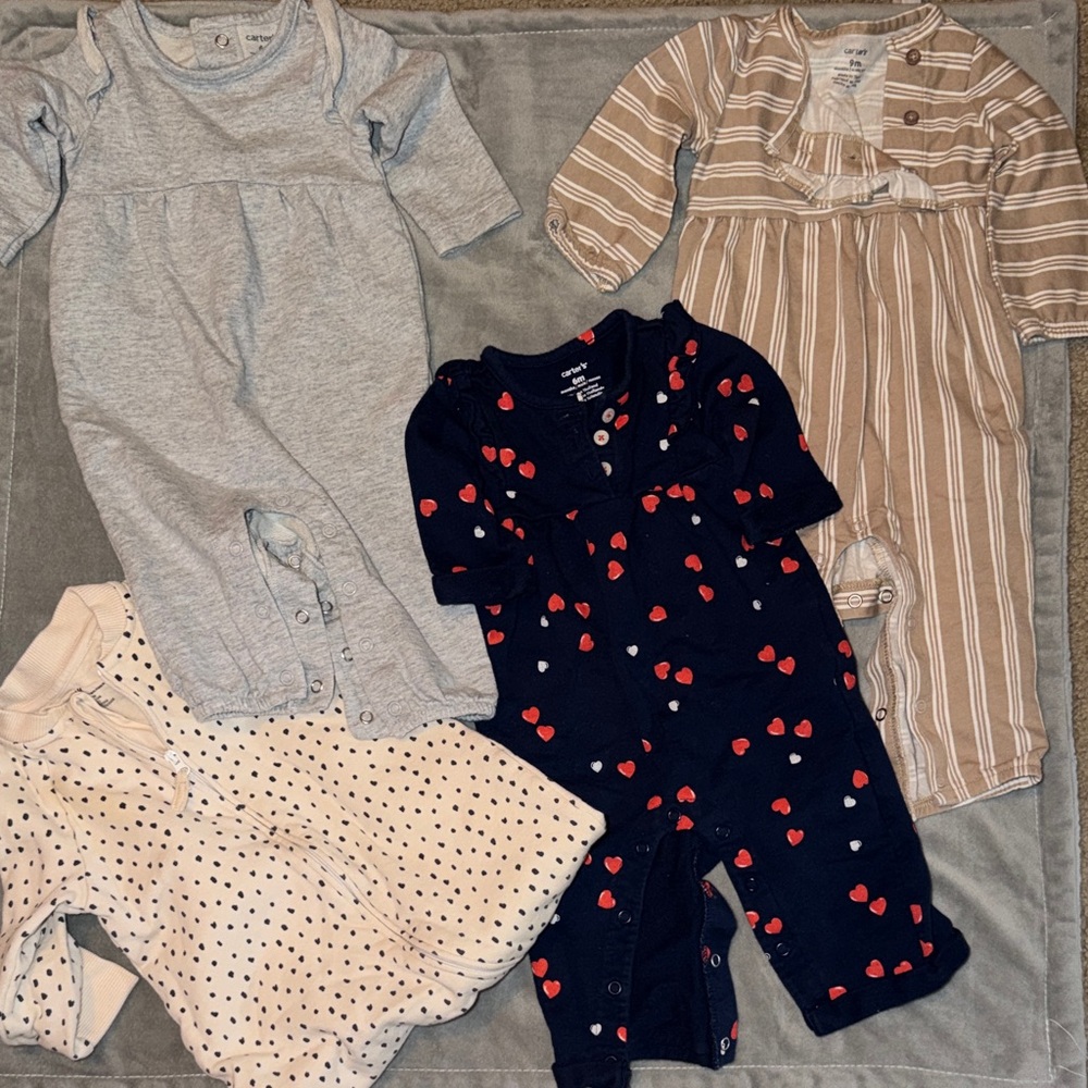 Baby girl rompers bundle
